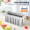 Flat Head Flat Plate Ice Pop Mold,Home/Commercial Ice Lolly Moulds, Ice Cream Mold w/Sticks(20Pcs 115g/0.25lbs Flat Head Flat Plate) view 4