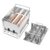 30 Pieces Stainless Steel Popsicle Popsicle Mold Kit Popsicle Lollipop Ice Cream Stick Holder with Cover Stick Holder view 2
