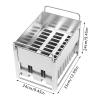 30 Pieces Stainless Steel Popsicle Popsicle Mold Kit Popsicle Lollipop Ice Cream Stick Holder with Cover Stick Holder view 3