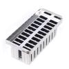 Stainless Steel Ice Lolly Popsicle Molds Kit, Large Capacity Popsicle Ice Cream Stick Holder(20PCS 85g Square) view 3
