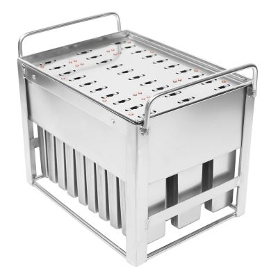 Ice Cream Molds, 30 Pieces Commercial Quick Release Stainless Steel Popsicle Molds