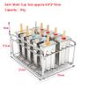 10PCS Ice Cream Pop Molds Stainless Steel Ice Popsicle Stick Holder Ice Pop Makers With Tray Double Slot view 2