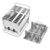 Stainless Steel Ice Lolly Popsicle Molds Kit, Large Capacity Popsicle Ice Cream Stick Holder(30PCS 115g Suqare) view 4
