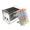 Flat Head Flat Plate Ice Pop Mold,Home/Commercial Ice Lolly Moulds, Ice Cream Mold w/Sticks(30Pcs 85g/0.19lbs Round Head Double Groove) view 1