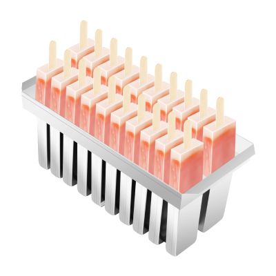 20 PCS Popsicle MoldsStainless Steel Popsicles Molds,Commercial Ice Pop Molds Ice Cream Stick Mold