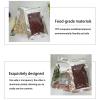YDJIANCAI 100pcs Silver Transparent Foil Ziplock Bags,Small Clear Plastic Bags, Resealable Zipper Lock Plastic For Kitchen Storage, Jewellery, Small And Sweets(Size:14 * 20cm) view 2