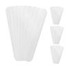 100pcs White Non-woven Collar Protector Stickers Disposable view 1