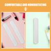 100pcs White Non-woven Collar Protector Stickers Disposable view 3