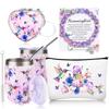 Mother's Day Gifts for Mom from Daughter Son, Hummingbird Gift Basket Set with Jewelry Bracelet, Makeup Bag, Coffee Mug & Keychain Mirror, Unique Gifts for Mom Grandma Her on Mother's Day, color-A view 1