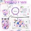 Mother's Day Gifts for Mom from Daughter Son, Hummingbird Gift Basket Set with Jewelry Bracelet, Makeup Bag, Coffee Mug & Keychain Mirror, Unique Gifts for Mom Grandma Her on Mother's Day, color-A view 4