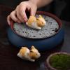 OUOULAJY Corgi Puppy Tea Pet Ornaments Cute Kungfu Tea Pet Gift for Bedroom Tea Table view 3