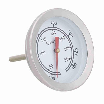 AKLOSIPY 100~700 Stainless Steel BBQ Thermometer Temperature Analog Dial with Double Scale for Grills and Ovens