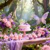LaVenty 60 PCS Edible Butterfly Cupcake Cake Decorations Muffin Desserts Food Decoration for Celebrating Party Events Baby Shower Party Supplies view 4