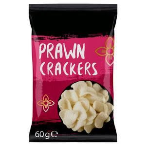 Ready to Eat Prawn Crackers, No Artificial Colours or Preservatives, Light Crispy Snack, 60g