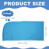 YELARXI Cooling Hoodie Towel, Cooling Towels for Neck and Face Sun Protection Instant Cool Hoodie 2 Pack & Blue/Cobalt Blue-Fitting for(Sport/Camping/Work Out/Hot Weather) view 2
