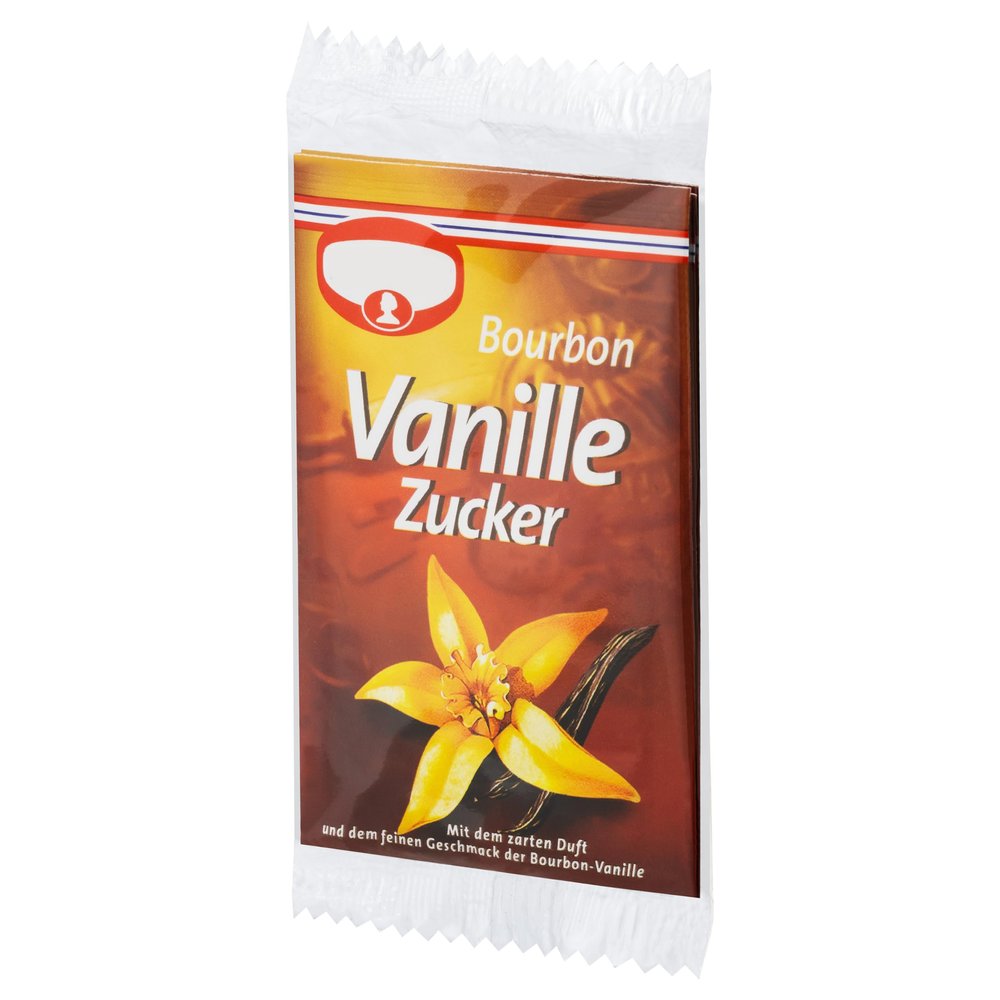 Bourbon Vanilla Sugar for Baking 3 x 8 g Sachets | German Dessert Topping | Imported by DFB