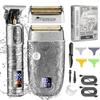 Beard Grooming Kit for Men T Liner Trimmer Electric Razor Zero Gapped Barber Liners Clipper Bald Shavers with Guards Foil Head Rechargeable Wet Dry Shave Heavy Duty Powerful Professional Home Use view 1