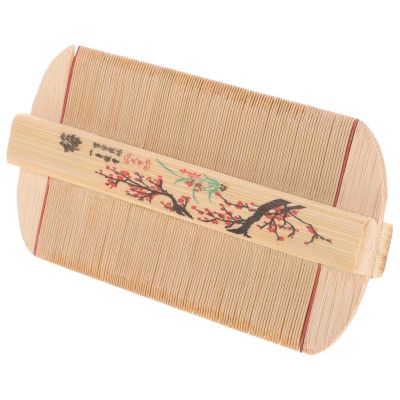 GARVALON Double Sided Bamboo Comb for Thick Hair and Pets with Ultra Fine Tooth Design and Robust Craftsmanship, Vintage Style Dematting Rake Suitable for Dogs, Cats, and Children