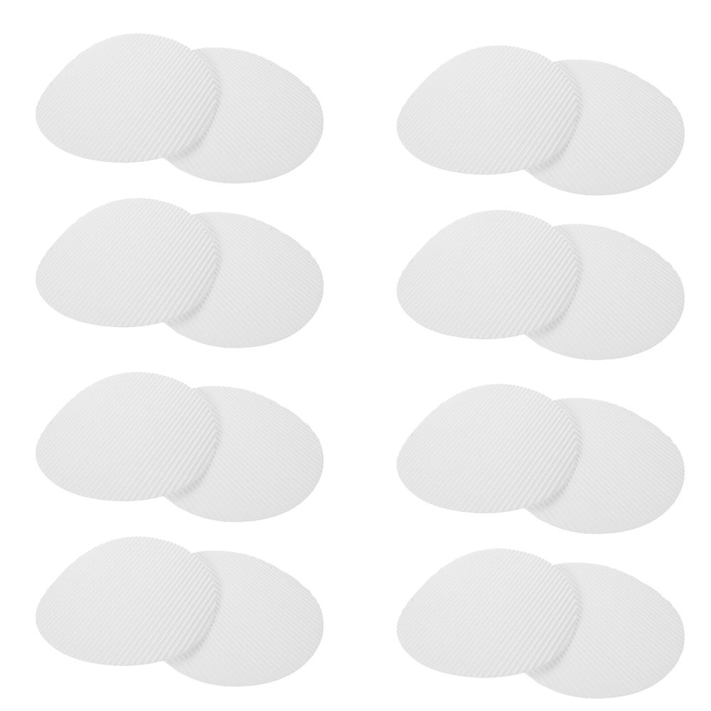 Cabilock 100pcs Pizza Baking Mat Corrugated Greaseproof Sheets for Food Oil Absorbent Liners for Pizza Box Baking Supplies for Box Lining Grease Resistant Wrapper for Oven Tray Liners