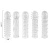 5 Pack Male Transparent Lightweight Training Sleeves - Elastic Protection Equipment For Couple Fitness Workout view 3