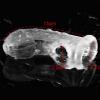 Male White Transparent Elastic Training Sleeve - Daily Exercise Fitness Equipment For Men view 3