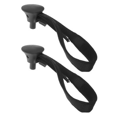 Abaodam 2pcs Adjustable Black Trekking Pole Wrist Straps Handle Replacement Walking Stick Wristbands for Hiking, Walking, Outdoor Trekking Accessories