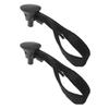 Abaodam 2pcs Adjustable Black Trekking Pole Wrist Straps Handle Replacement Walking Stick Wristbands for Hiking, Walking, Outdoor Trekking Accessories view 1