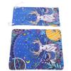 Gatuida Eyeglasses Cleaning Kit Suede Cloth and Drawstring Pouch Reindeer Pattern for Holiday Travel Portable Glasses Cleaner and Case view 1