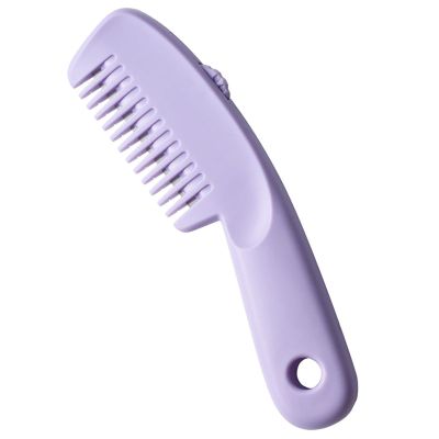 2-in-1 Thinning Comb Cutting Tool Dual-Sided Styling Razor for Split Ends, Flyaways & Layer Trimming Lightweight Hairdressing Trimmer for Women (Purple)