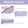 2-in-1 Thinning Comb Cutting Tool Dual-Sided Styling Razor for Split Ends, Flyaways & Layer Trimming Lightweight Hairdressing Trimmer for Women (Purple) view 4