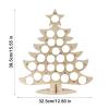 Festive Chocolate Display - Wooden Christmas Countdown Calendar view 2