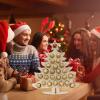 Festive Chocolate Display - Wooden Christmas Countdown Calendar view 3
