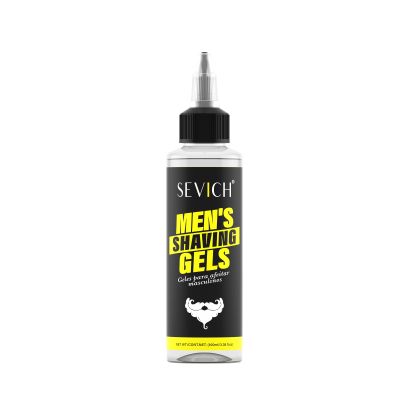 SEVICH Shaving Gel for Men,Transparent Shaving Gel for Men with Oat & Aloe,Smooth & Moisturizing 2-in-1 Formula,Irritation-Free for All Skin Types,100ml