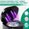 50KHZ Ultrasonic Retainer Cleaner, 3/5/8 Minutes Timer, Retainer & Aligner Cleaner Machine for Dentures, Mouthguards, Toothbrush Heads, Jewelry - Compact Portable Design, Low Noise (Black) view 4