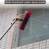 LWJSOCP Telescopic Solar Panel Cleaning Brush with 7.2m Water Fed Pole - 35cm Head for Efficient Photovoltaic Panel Maintenance and Window Cleaning Solutions view 2