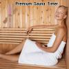 ASHATA 15 Minute Sauna Sand Timer, Rotating Wooden Sauna Hourglass, Clear Scales Explosion Proof, Wall Mounted, for Steam Room Bathroom (Wood Color) view 3