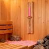 ASHATA 15 Minute Sauna Sand Timer, Rotating Wooden Sauna Hourglass, Clear Scales Explosion Proof, Wall Mounted, for Steam Room Bathroom (Wood Color) view 4