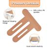 8 Pcs Precut Kinesiology Tape, Elastic Waterproof Sports Tapes, Breathable Kinesiology Athletic Knee Tape for Knee Pain Provide Support and Stability to Muscle Shoulders Ankles Wrists(Skin Color) view 4
