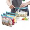 10pcs/20pcs/30pcs Reusable Food Storage Bags with Zipper, Leak-Proof & Airtight Kitchen Freshness Bags - Ideal for Food Preservation,Reusable Produce Bag (Small) view 1