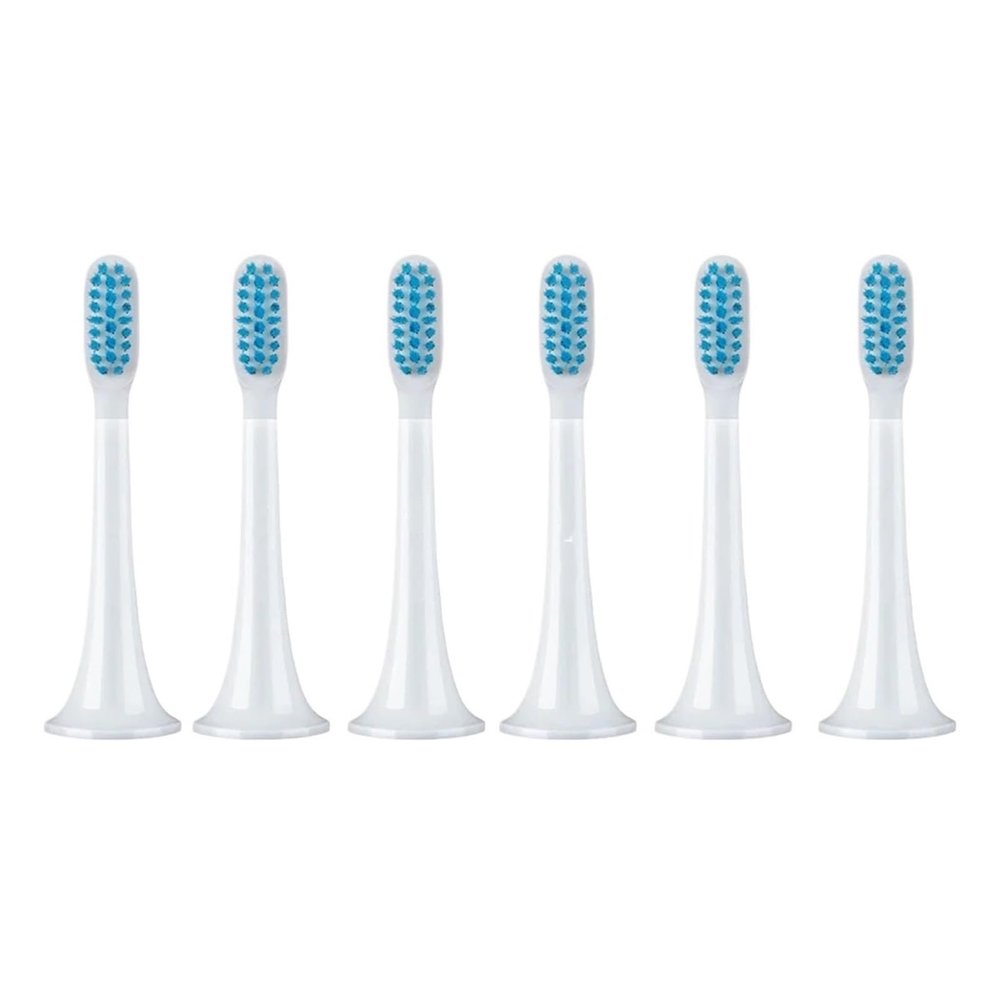 3/6pcs Compatible for XIAOMI MIJIAReplacement Toothbrush Heads for Sonic Electric Tooth Brushes T300 T500 T500C(T300T500 Sensitive 6)