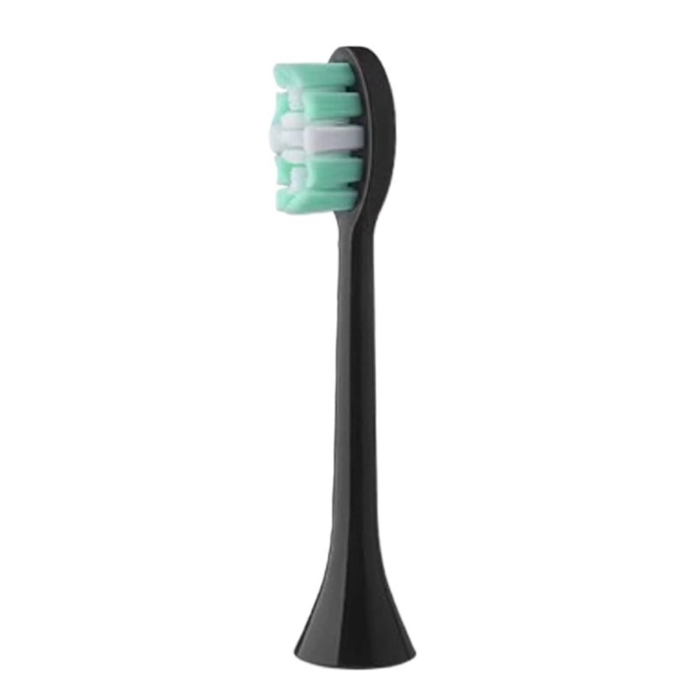 16pcs Replacement Toothbrush Head,Compatible for TX5 Electric Soft Bristles(16PCS Black)