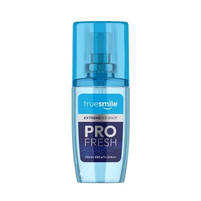 Truesmile Pro Fresh Extreme Ice Shot Fresh Breath Spray, 30ml, Oral Care Solution for Bad Breath and Dry Mouth Relief, Instant Freshness Formula