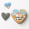 Heart-Shaped Tea Bags Handmade Loose-Leaf in Gift Tin (Set of 5) Unique Gift (Ginger Tea) view 1