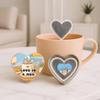 Heart-Shaped Tea Bags Handmade Loose-Leaf in Gift Tin (Set of 5) Unique Gift (Ginger Tea) view 2