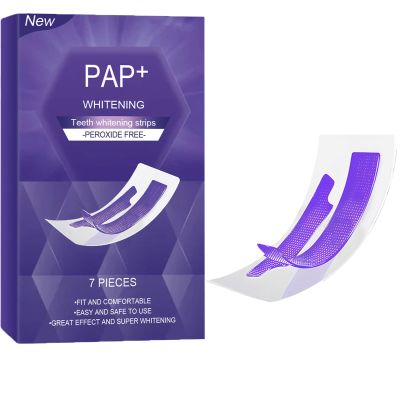Purple Whitening Strips,Purple Teeth Whitening Stripsmouth Strips,Enamel Safe for Sensitive Tooth,Teeth Cleaning Patches for Daily Dental Care,Fresh Breath, Easy to Use. (1)