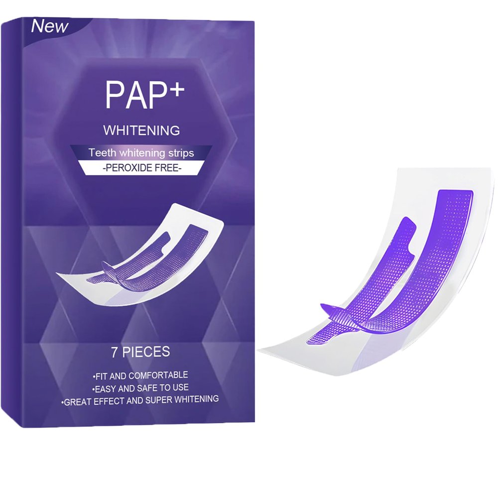 Purple Whitening Strips,Purple Teeth Whitening Stripsmouth Strips,Enamel Safe for Sensitive Tooth,Teeth Cleaning Patches for Daily Dental Care,Fresh Breath, Easy to Use. (1)