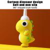 Dinosaur Kids Toothbrush - Soft Bristles Brush, Cartoon Kid Toothbrush, Child Sized Brush Head with Gentle Bristles | Perfect for Kids Children Boys Girls Dinosaur Themed Fun Daily ooral Care view 2