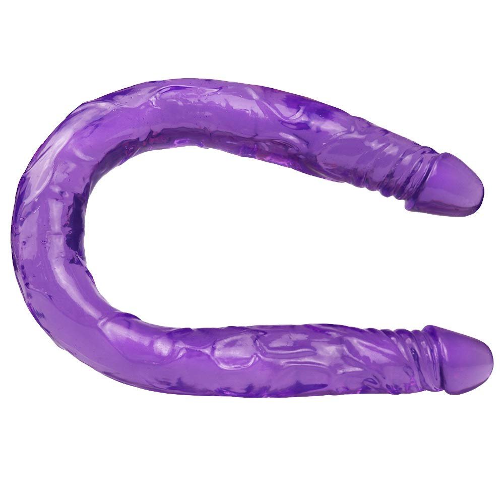 TRQOYTU 55cm Extended Dual-Ended Design Simulator Available in Eight Colors Flexible PVC Material Adult Novelty Toy Couple's Interactive Toy