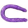TRQOYTU 55cm Extended Dual-Ended Design Simulator Available in Eight Colors Flexible PVC Material Adult Novelty Toy Couple's Interactive Toy view 1