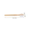 VICASKY Denture Cleaning Brush Set Nylon Bristles Dual Brush Head Shape 8pcs with Ergonomic Anti-Slip Bamboo Handle for Dentures Oral Appliance Care at Home and Travel view 2